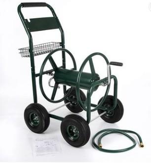 Portable Hose Reel Cart With Wheels Customizable For Outdoor Maintenance