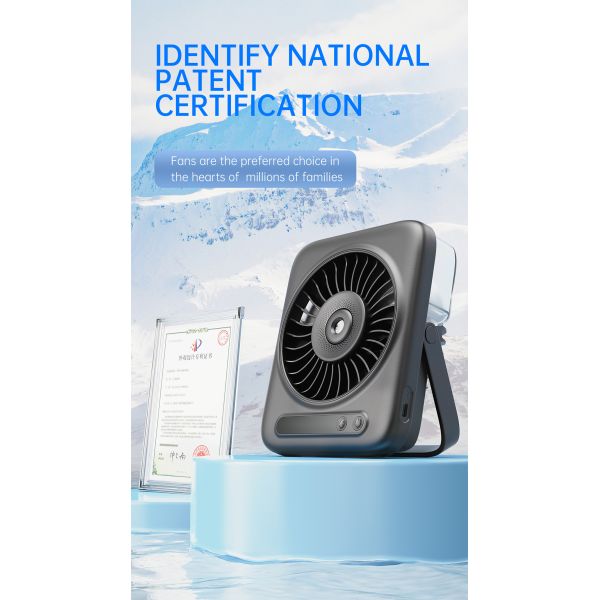 P12 Cooling Fan  Device Portable Fan 4000mah Battery Rechargeable