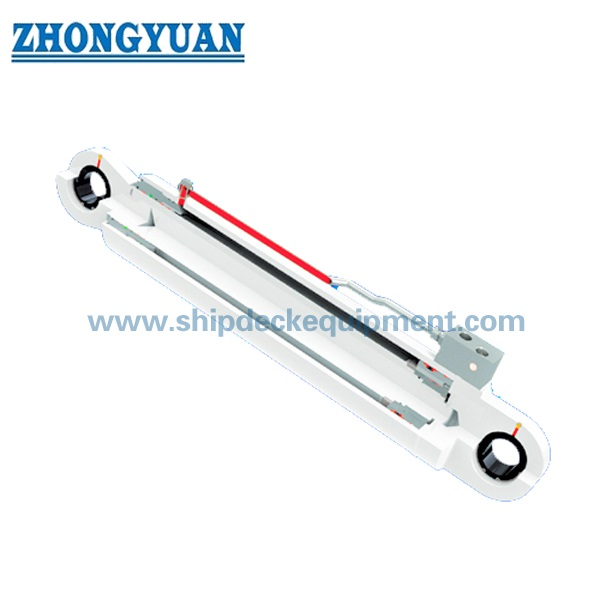 Цилиндр морского пехотинца шлюпбалки спасательной шлюпки гидравлический