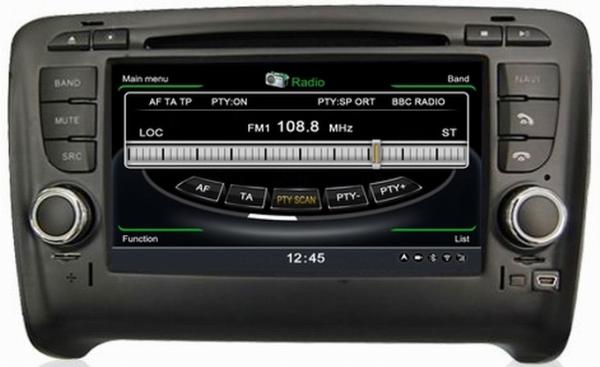 Ouchuangbo GPS Navigation 1G CPU 1080P 3G Host TV Audi TT 2006-2012 HD Screen S100 System DVR Video Player OCB-078C