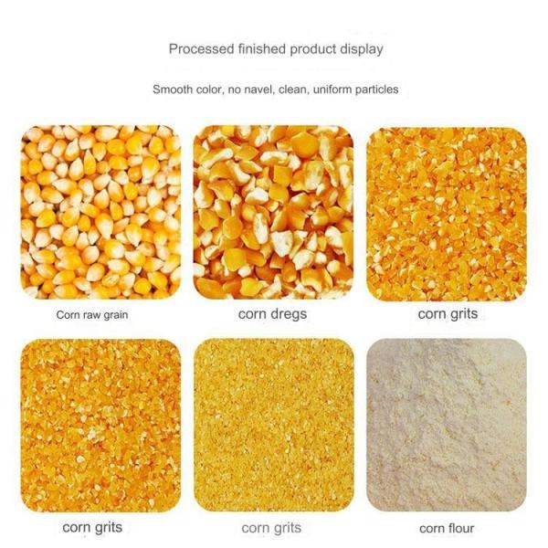 Maize Corn Grits Degerminate Grinder Mill Machine for Industrial in Uganda Tanzania