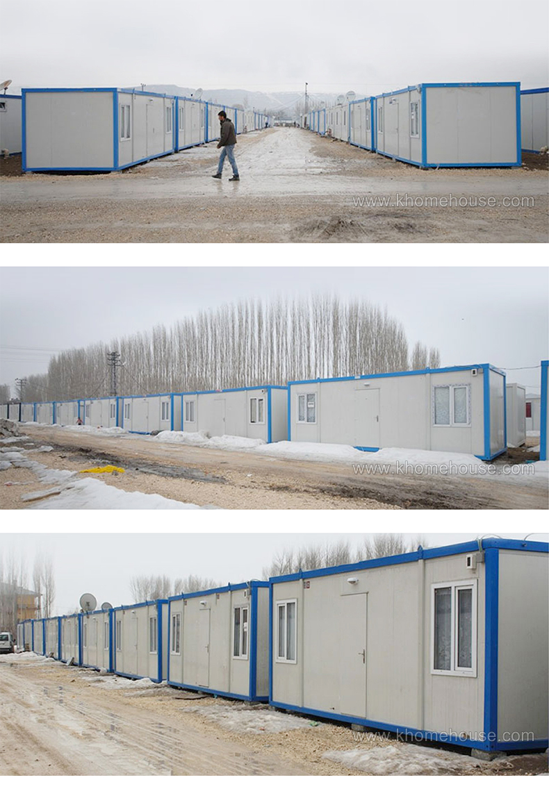 Prefab лагерь со зданием стальной структуры высококачественной консервной банки передвижным
