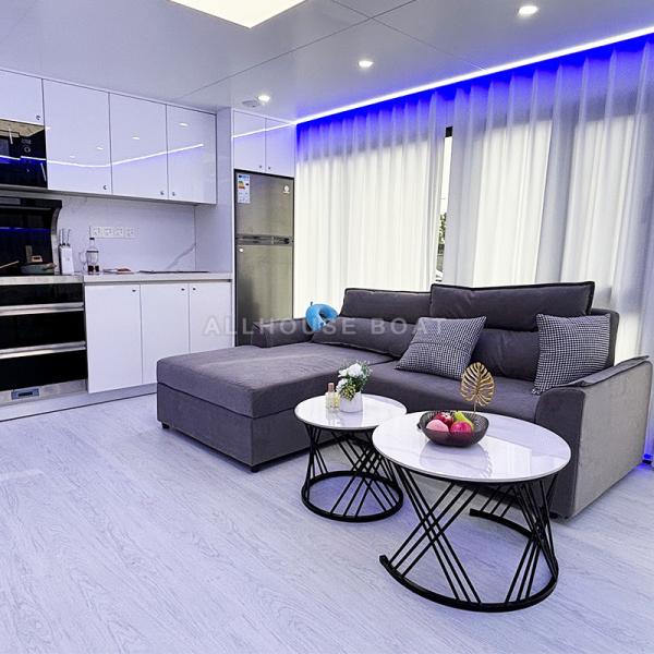 Bateau de maison de 16 personnes avec aluminium et largeur de 4,0 m