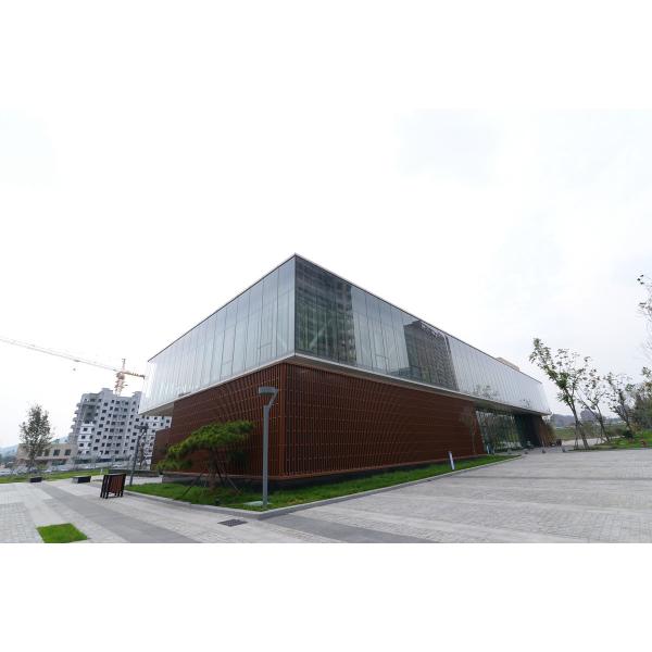 鉄骨構造のショールームの建物/展覧会場の多床のオフィス ビル