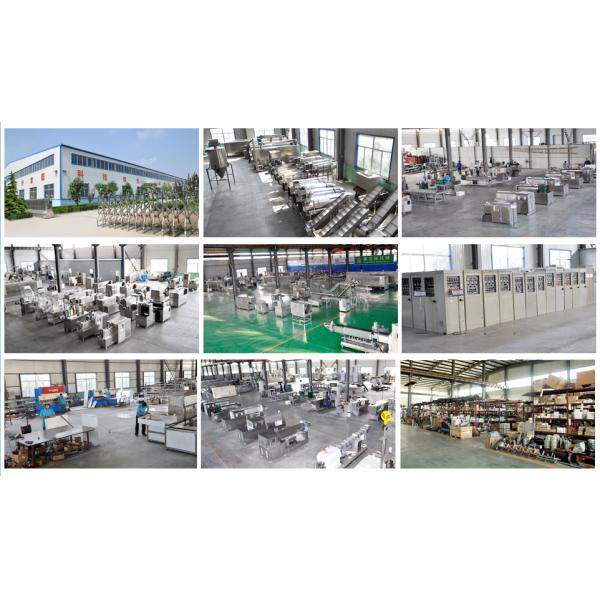 Shell Potato Food Twin Extruder Machine , Fried Snack Food Industry Equipment