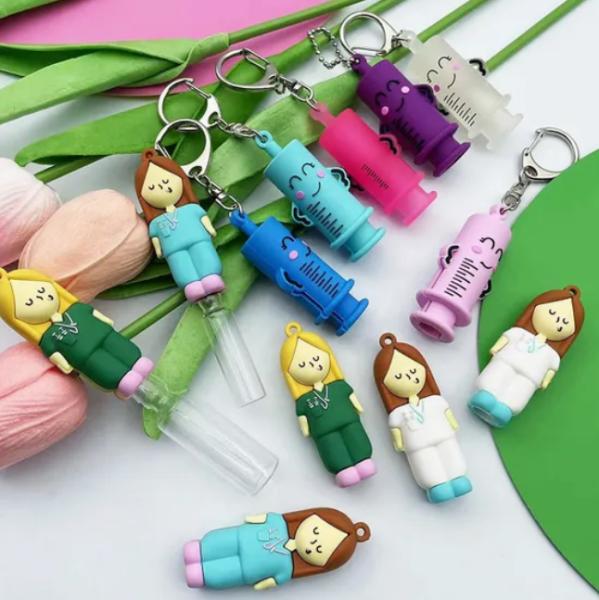 Universal Ampule Opener PVC Non-Slip Hospital Keychain Medical