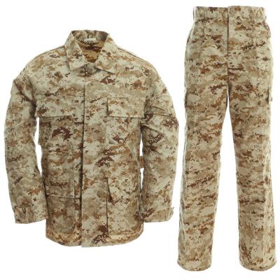 O combate tático da parada Trouser+Jacket EDC do rasgo do BDU dos homens arfa o uniforme militar com camuflagem de Digitas do deserto