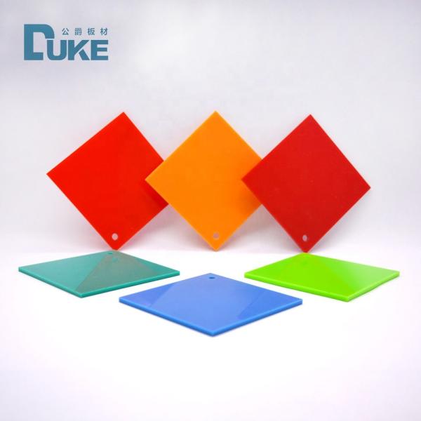 Пластичность 1220 * 2440 мм Знак акриловый лист Led Board Нет радиации Нетоксичный