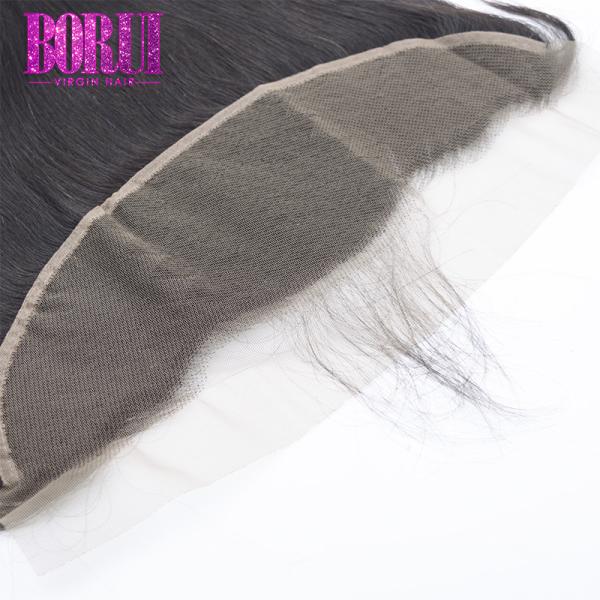 Прямой бразильский Фронтал шнурка человеческих волос 13*4 с швейцарскими волосами младенца шнурка