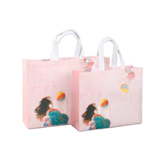 Promotional Shopping Tote Fabric Polypropylene Laminated PP Non Woven Bag