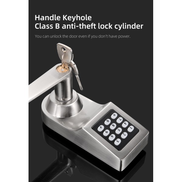 Wholesale Price High Quality Mobile TTLOCK Application Durable Granular Digital Button Swipe Card Password Door Lock