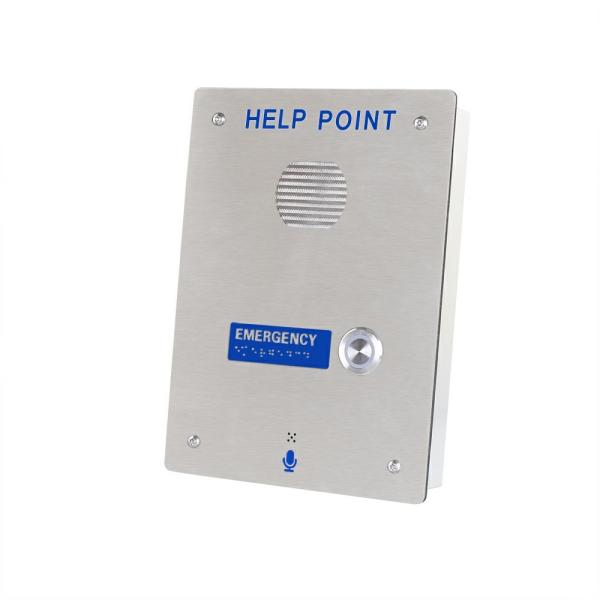 Corrosion Resistant Emergency SIP Phone Handsfree PoE IP55 Analogue