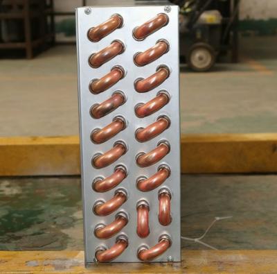 Copper Tube Aluminum Fin Condenser 50mm Tube HVAC Heat Exchanger