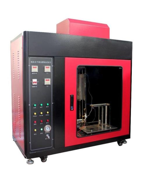 ISO9772 Lab Testing Equipment Horizontal And Vertical Flammability Tester With MCU Control