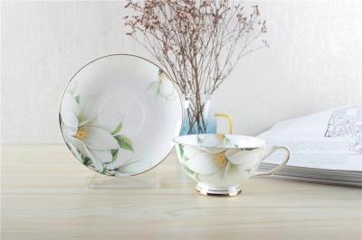 11oz Smooth Personalised China Tea Cup Afternoon Tea Set Edge Chip Resistance