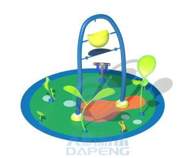 50 ㎡ Children Aqua Park Design With Water Splash Pad, Spray Park With EPDM Floor