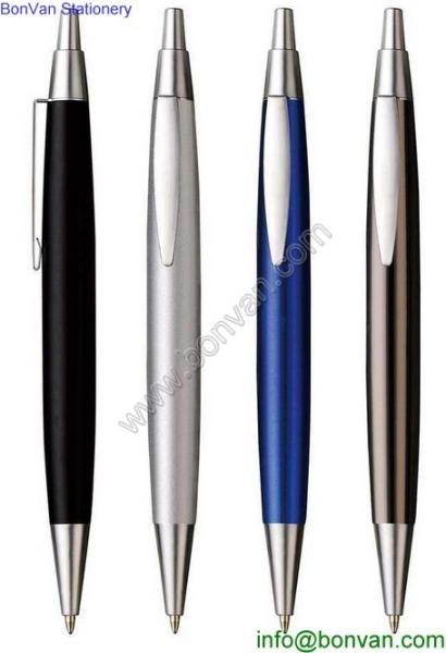 click action cheap promotional pen with logo wholesale promotional metal ballpoint pen
