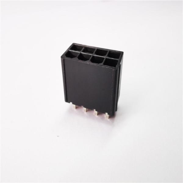 2.54 Mm Wafer 2 X 4P Female Vertical DIP Waterproof Electrical Connector