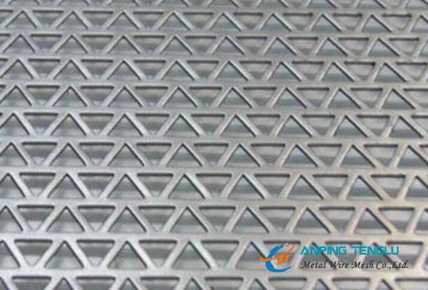 Triangle Hole Perforated Metal With for Sound Protection and Noise Reduction