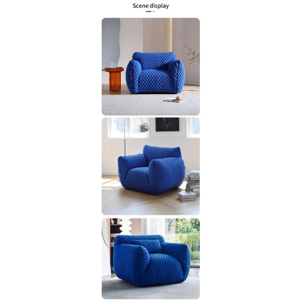 Living Room Furniture Multi functional Rocking Chair Single Recliner Sofa With Arms Legs Plastic Comfortable Appearance
