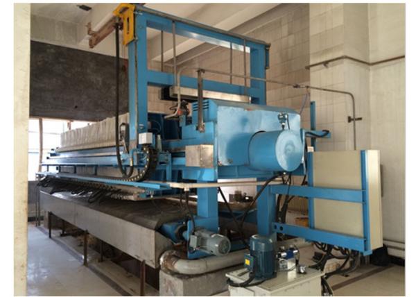 Imprensa de filtro automática da câmara para o tratamento da pasta, 2000L tamanho da placa de 1250 milímetros
