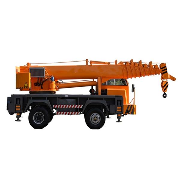 Homemade Chassis 12 Ton 4x2 Truck Mounted Crane With 35 T.M Rated Lifting Moment