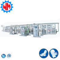 Ligne de production de serviettes 1200 pièces/min à fonctionnement stable, contrôle PLC, certification CE