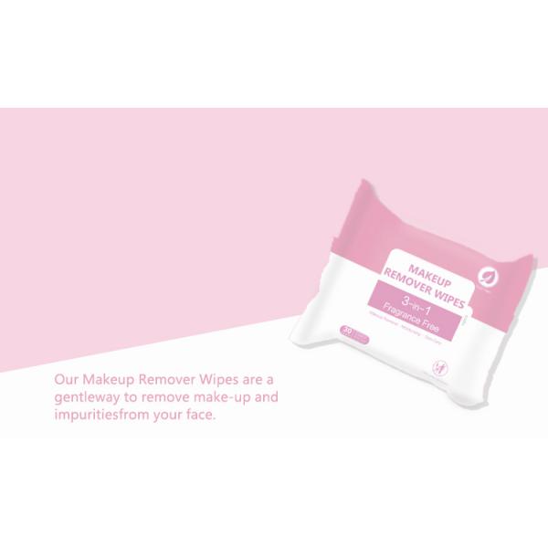 Toallitas desmaquillantes de aceite de coco al por mayor, aloe vera, vitamina E y ácido hialurónico