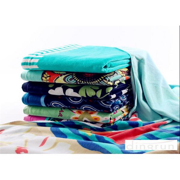 Bulk Logo Pbk Children Custom Printed Beach Towels Thick  Absorbent 80*160cm