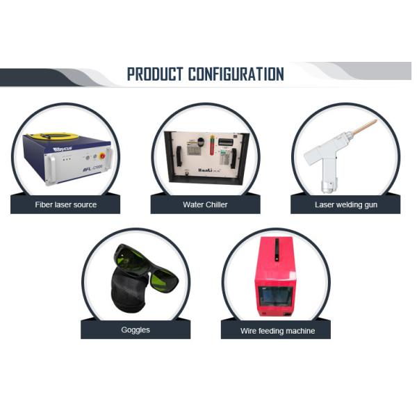 сварочный аппарат лазера руководства 1000w Handheld для алюминия нержавеющей стали