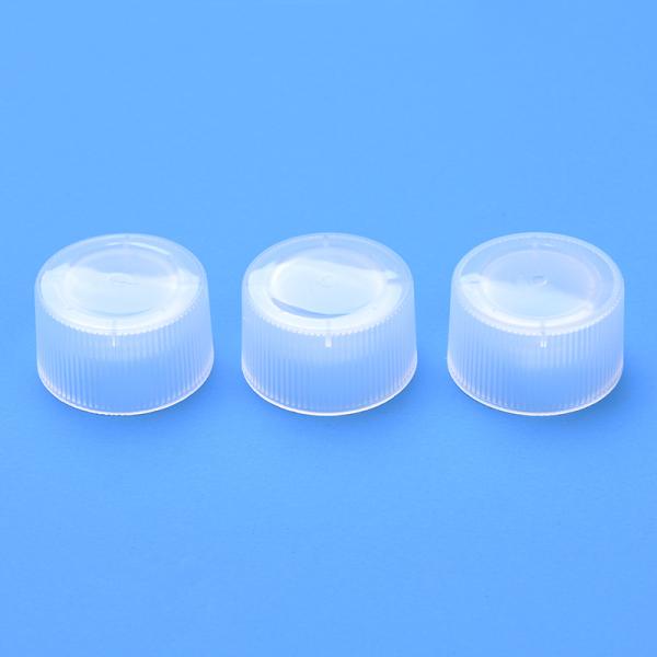ISO9001 White Plastic Screw Caps , 24/410 Plastic Screw Lid