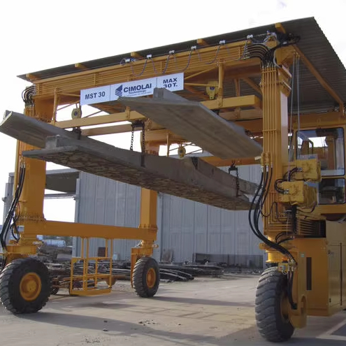 RTG Type Rubber-Tyred Remote Control Mobile Gantry Crane With EAC Certificate
