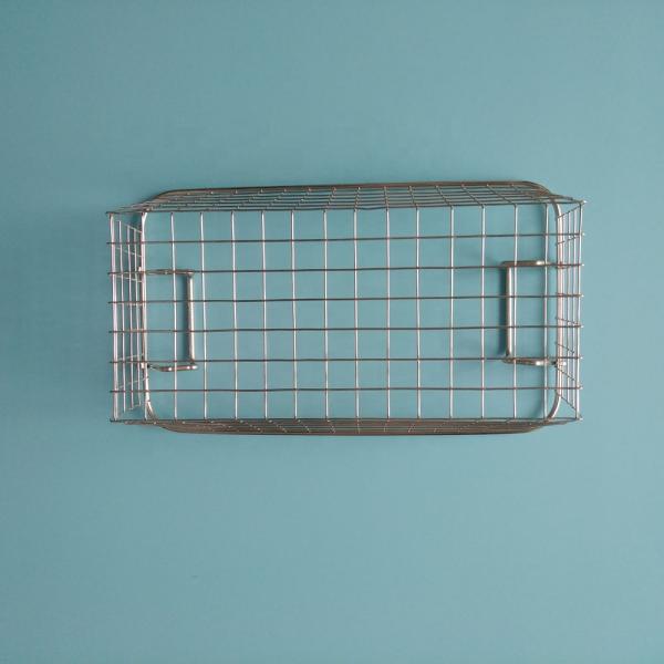 Heat Resistant Metal Wire Mesh Basket For Household / Store / Supermarket