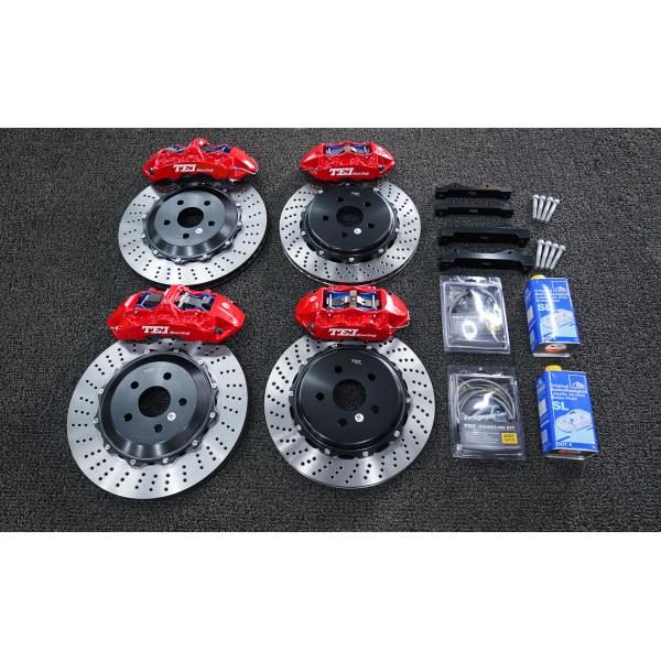 Шесть поршневых больших тормозных комплектов для джипов, запчасти для гоночных автомобилей