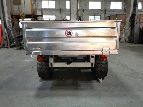 Farm Tractor Trailer With Hot Dip Galvanized; Agriculture Transport Tipping Trailer
