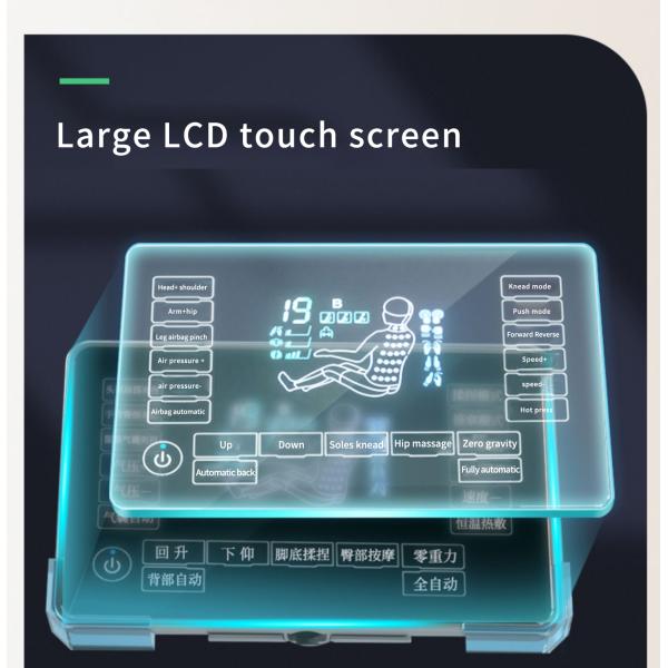 PU ABS 4D Massage Chair Musical Shiatsu Full Body Zero Gravity ODM