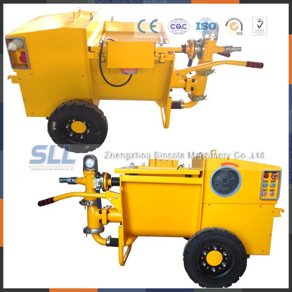Electric Mini Piston Cement Mortar Pump Machine 4Mpa Pressure For Road And Bridge