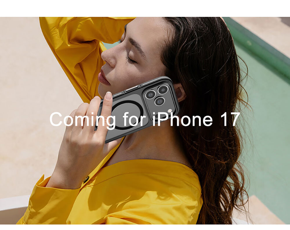 Magnetic Shockproof Case for iPhone 17 16 Pro Max Luxury Skin Feeling Matte Cover with Metal Lens Frame Mobile Phone Shell