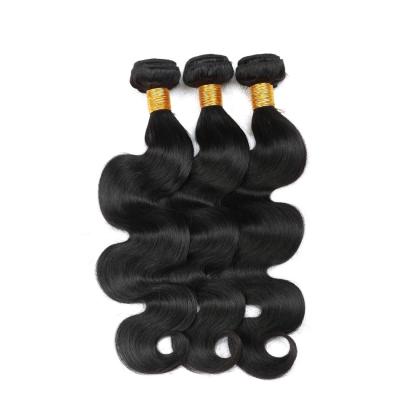 Do cabelo brasileiro do Virgin da categoria 9A comprimento natural 10 do pacote do Weave da onda do corpo a 30