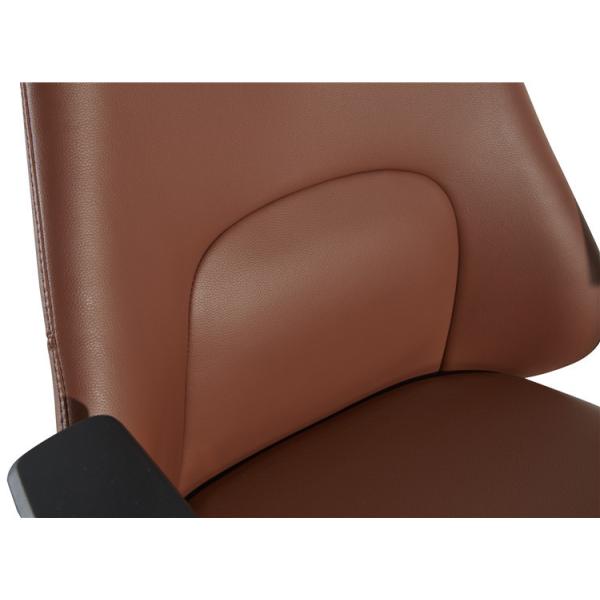 Modern Executive Chairs 330mm  Glass III Brown Leather Executive Office Chair SGS