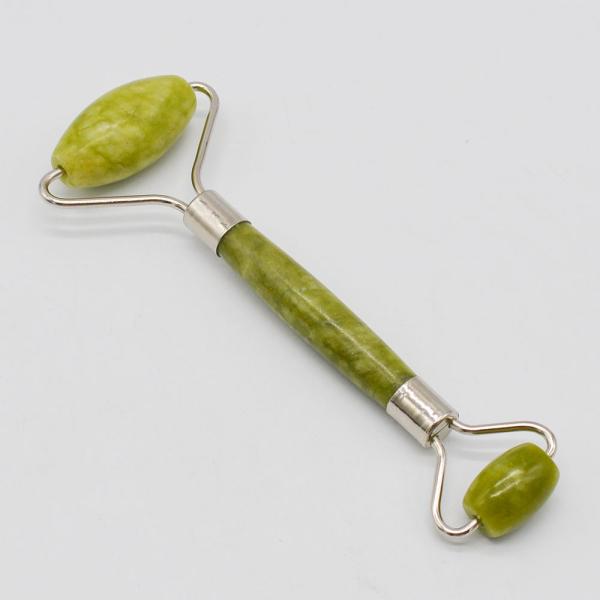 Body Care Facial Massage Roller Green Jade Gua Sha Roller for Face Aging Wrinkle Puffiness and Facial Skin Massager