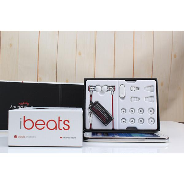 Retail Monster by Dr Dre iBeats In Ear Headphones Earphones-White made in china grgheadsets-com.ecer.com