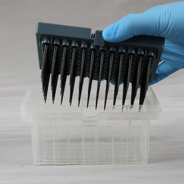 Conductive 50ul Black Pipette Tips Compatible Hamilton Проводная пипетка черноты 50ul наклоняет совместимый Гамильтон