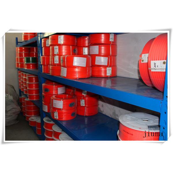 Orange smooth PU Polyurethane Round Belt / 10mm power transmission belts