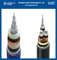 19/33kV de voltaje medio XLPE aislamiento 3C SWA Cable de energía blindado Sudáfrica Normas: SANS 1339