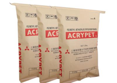Stitched Bottom Multiwall Kraft Paper Bag Chemical Material 25kg Pvc Resin Packaging
