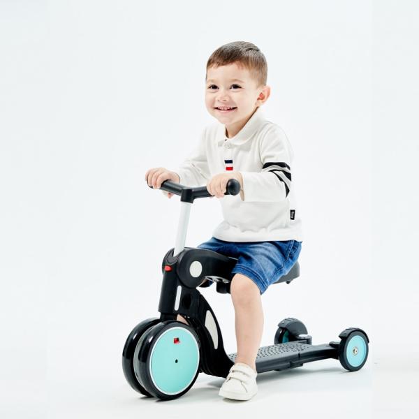 Five In One Foot Scooter Kids Outdoor Entertainment Baby Ride On Car For 2-6 Years Old