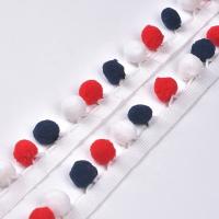A mini borla colorida franja 3cm Pom Pom Trim