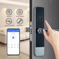 Anti-peep Smart TTLock Verrouillage numérique de porte Code biométrique Carte IC Déverrouillage NFC