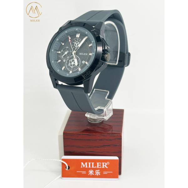 Custom Logo Minimalist Watch For Men Sport Silicone Waterproof Luminous Quartz Watches Mens Business Calendar Wrist Watches